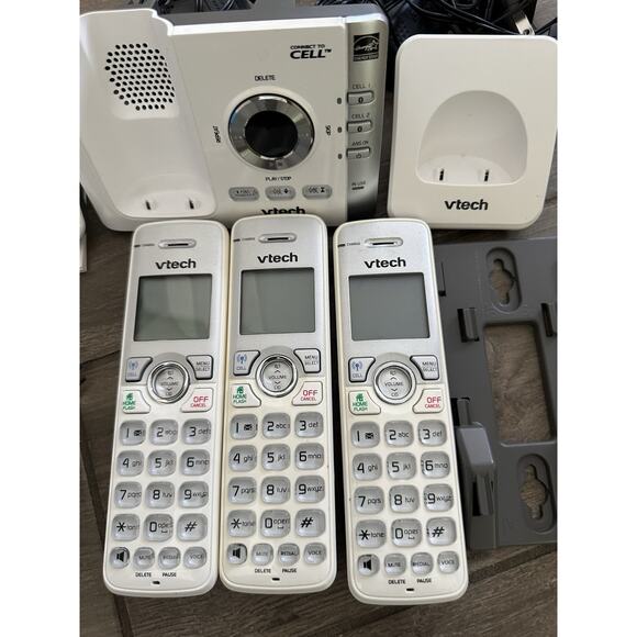 Vtech DS6722-3 Cordless Phone Digital Answering System 3 Handsets - Picture 8 of 8